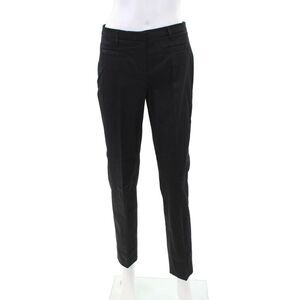 Seductive Womenas Mid Rise Skinny Leg Dress Pants Black Cotton Size EUR 34